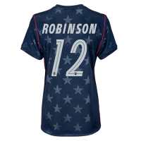 Camiseta Estados Unidos Miles Robinson #12 Segunda Equipación Replica Mundial 2026 para mujer mangas cortas